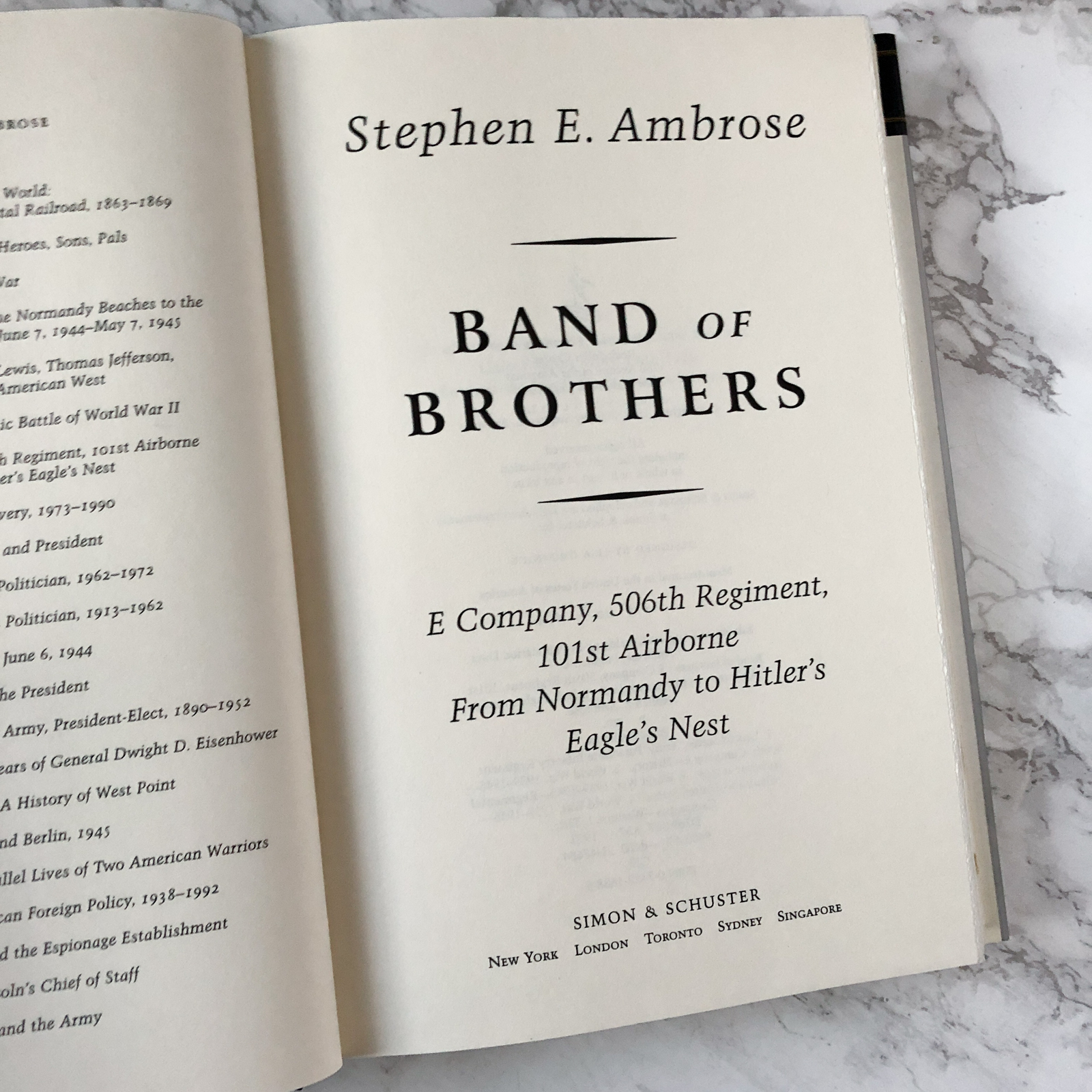 Band of Brothers by Stephen E. Ambrose [SIGNED] - Bookshop Apocalypse
