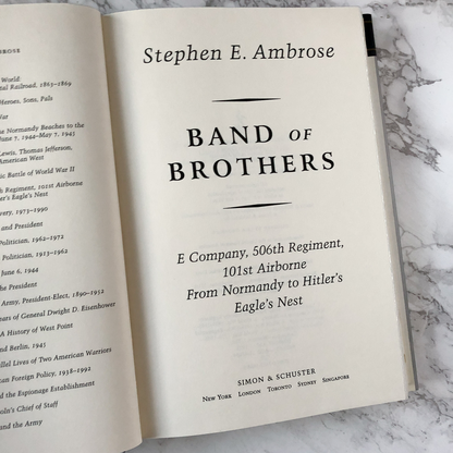 Band of Brothers by Stephen E. Ambrose [SIGNED] - Bookshop Apocalypse