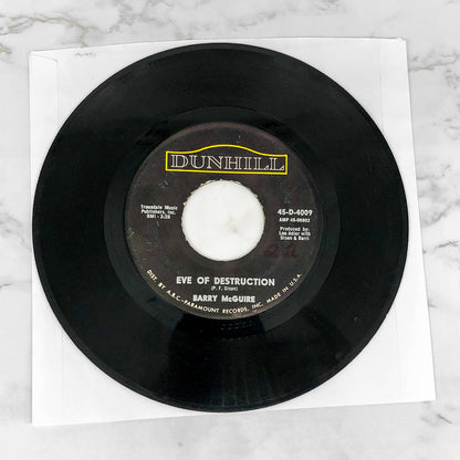 Barry McGuire - Eve of Destruction [7" Single] 1965 • Dunhill Records