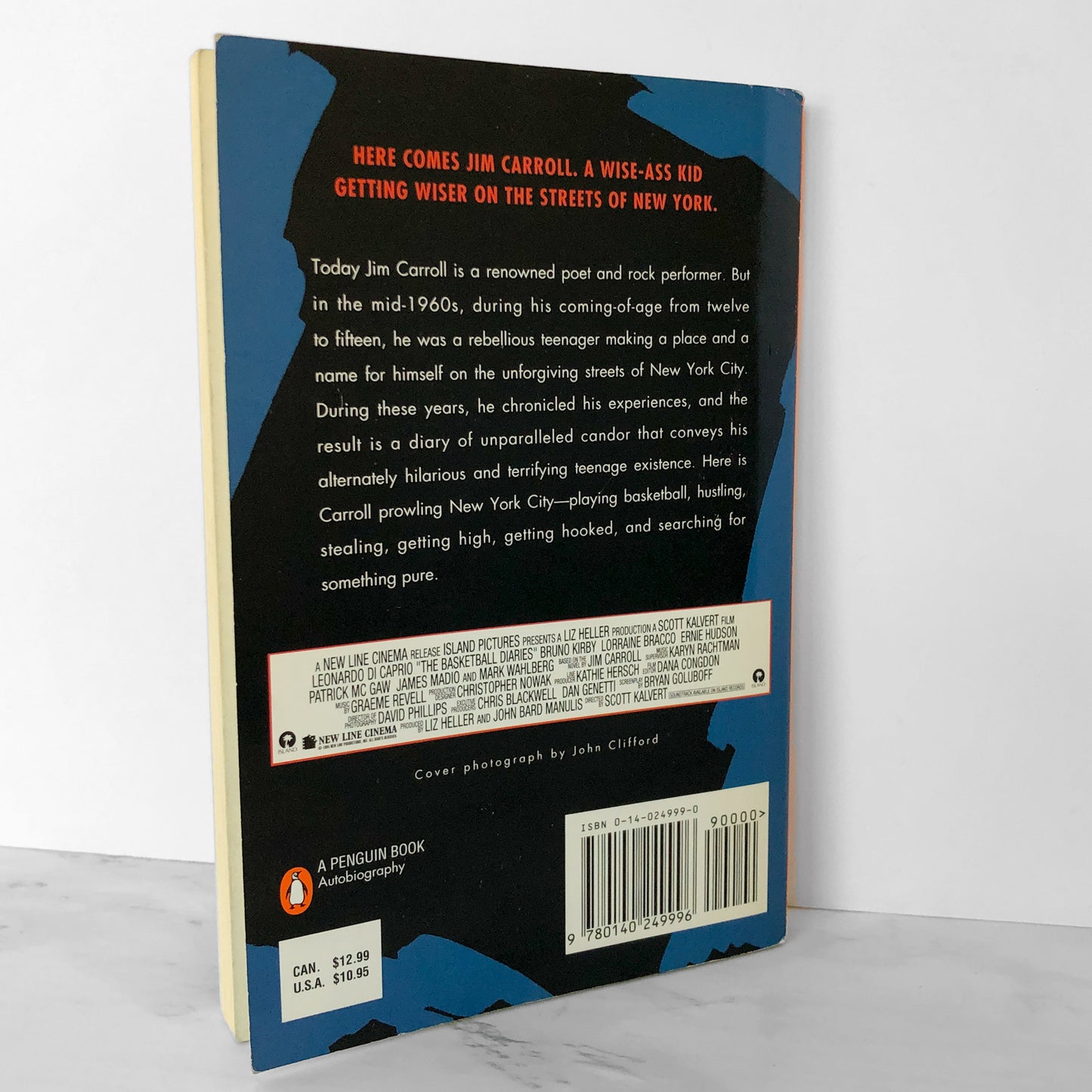 The Basketball Diaries by Jim Carroll [TRADE PAPERBACK] 1995 • Penguin