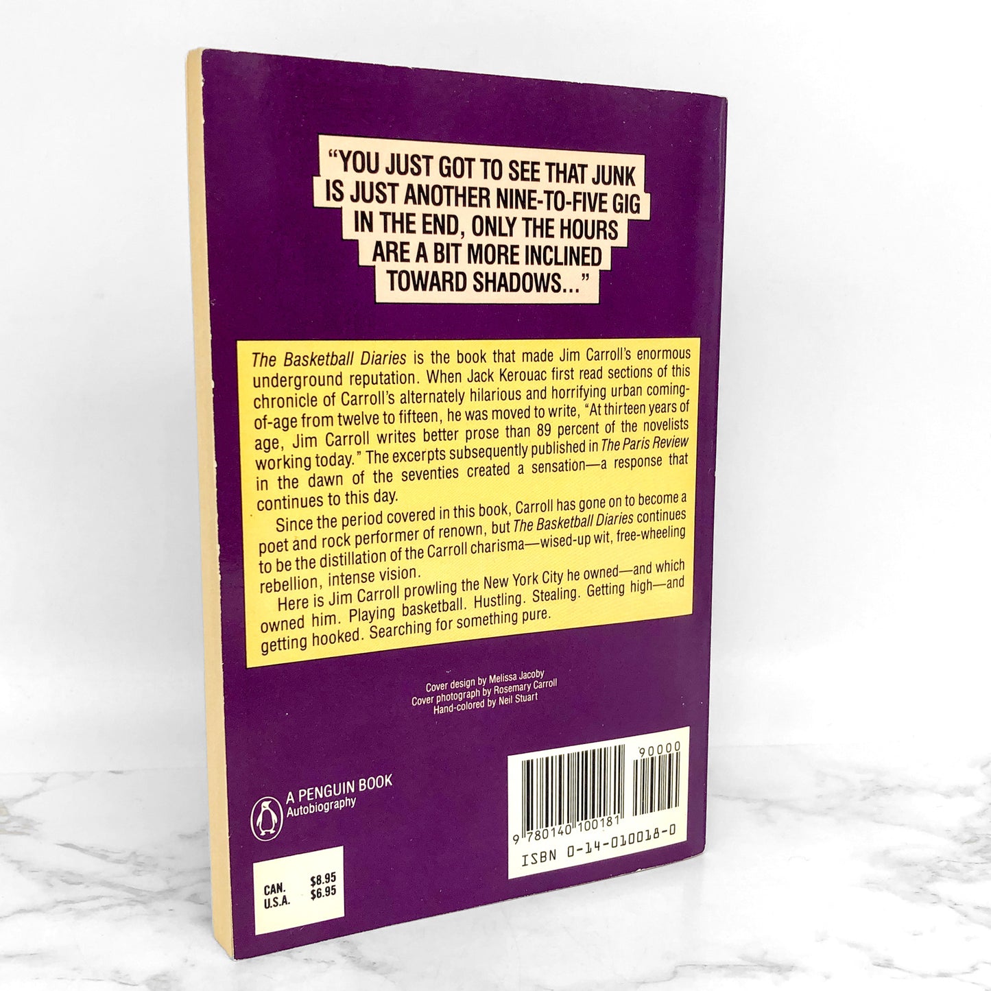 The Basketball Diaries by Jim Carroll [1987 TRADE PAPERBACK]