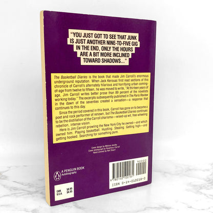 The Basketball Diaries by Jim Carroll [1987 TRADE PAPERBACK]