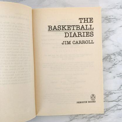 The Basketball Diaries by Jim Carroll [TRADE PAPERBACK] 1995 • Penguin