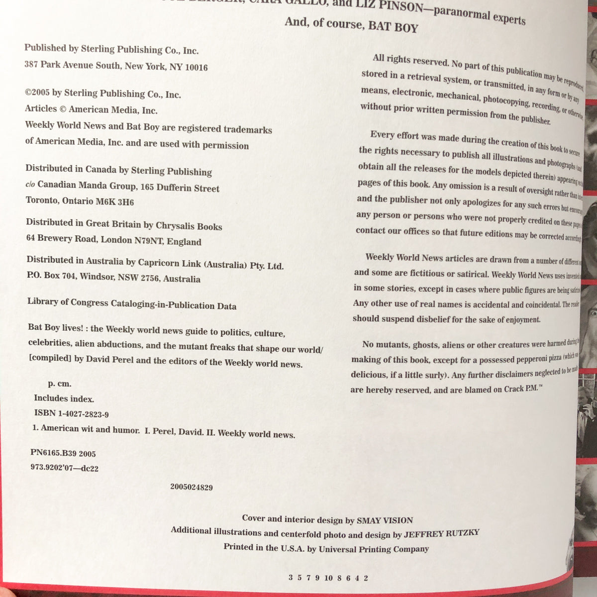 Bat Boy Lives! The Weekly World News Guide to Politics, Culture, Celebrities, Alien Abductions & the Mutant Freaks that Shape Our World - Bookshop Apocalypse