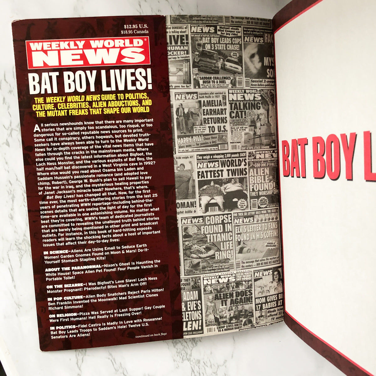 Bat Boy Lives! The Weekly World News Guide to Politics, Culture, Celebrities, Alien Abductions & the Mutant Freaks that Shape Our World - Bookshop Apocalypse