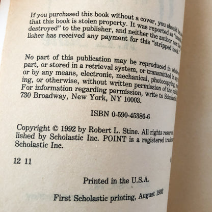 Beach House by R.L. Stine [1992 PAPERBACK] - Bookshop Apocalypse