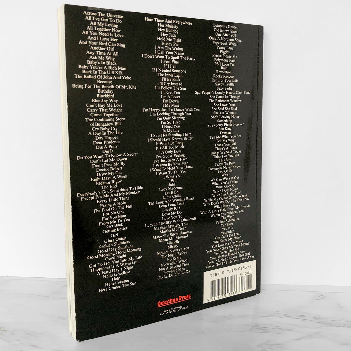 The Complete Beatles Lyrics: Every Song Written & Recorded by Lennon, McCartney, Harrison & Starr [1982 U.K. PAPERBACK]