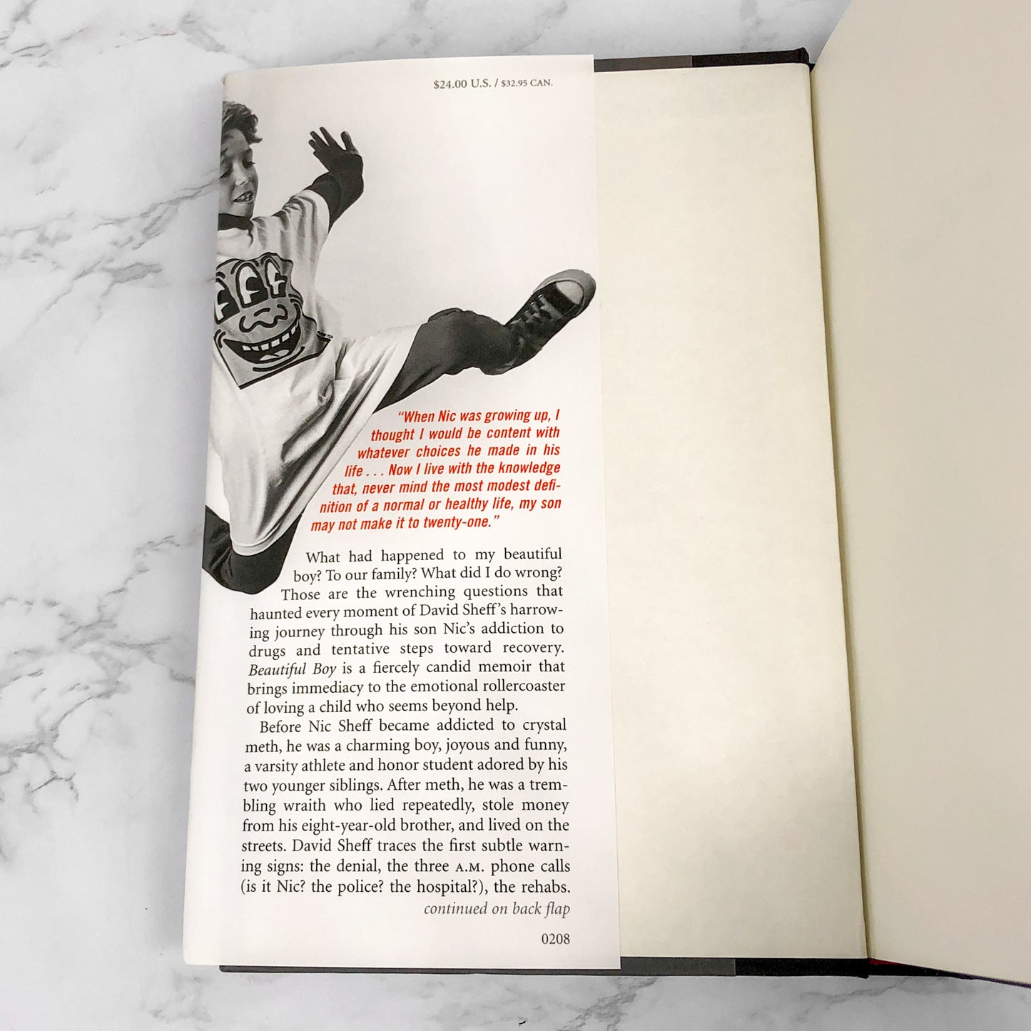 Beautiful Boy : A Father's Journey Through His Son's Addiction by David Sheff [FIRST EDITION • FIRST PRINTING] 2008