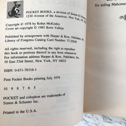 Beauty by Robin Mckinley [1985 PAPERBACK] - Bookshop Apocalypse