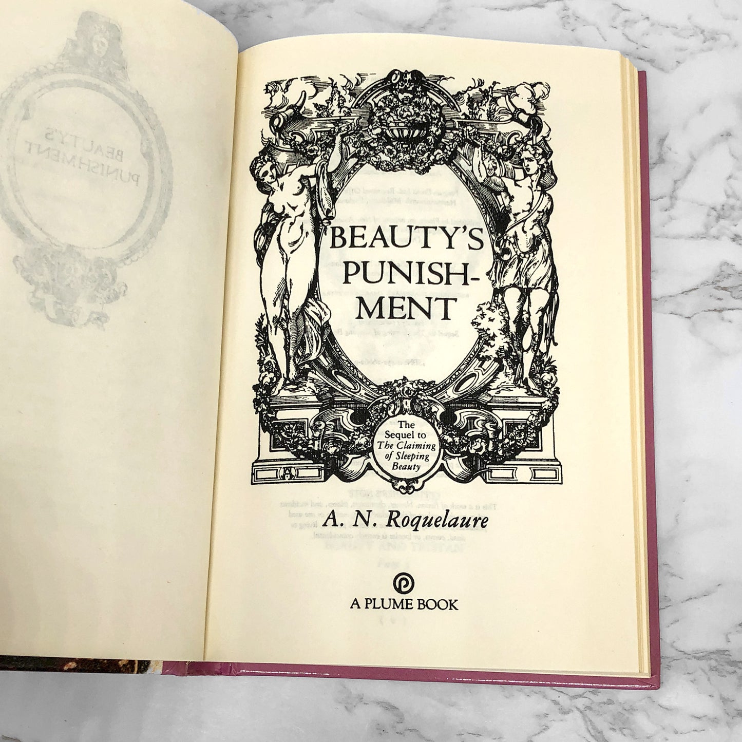 Beauty's Punishment by A.N. Roquelaure aka Anne Rice [1984 PLUME HARDCOVER]