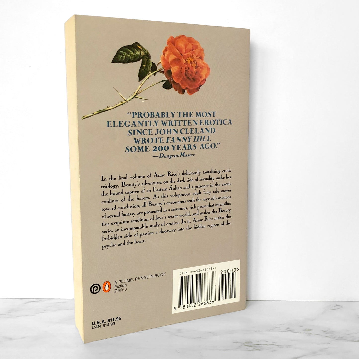 Beauty's Release by A.N. Roquelaure aka Anne Rice [1990 TRADE PAPERBACK]