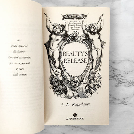 Beauty's Release by A.N. Roquelaure aka Anne Rice [1990 TRADE PAPERBACK]