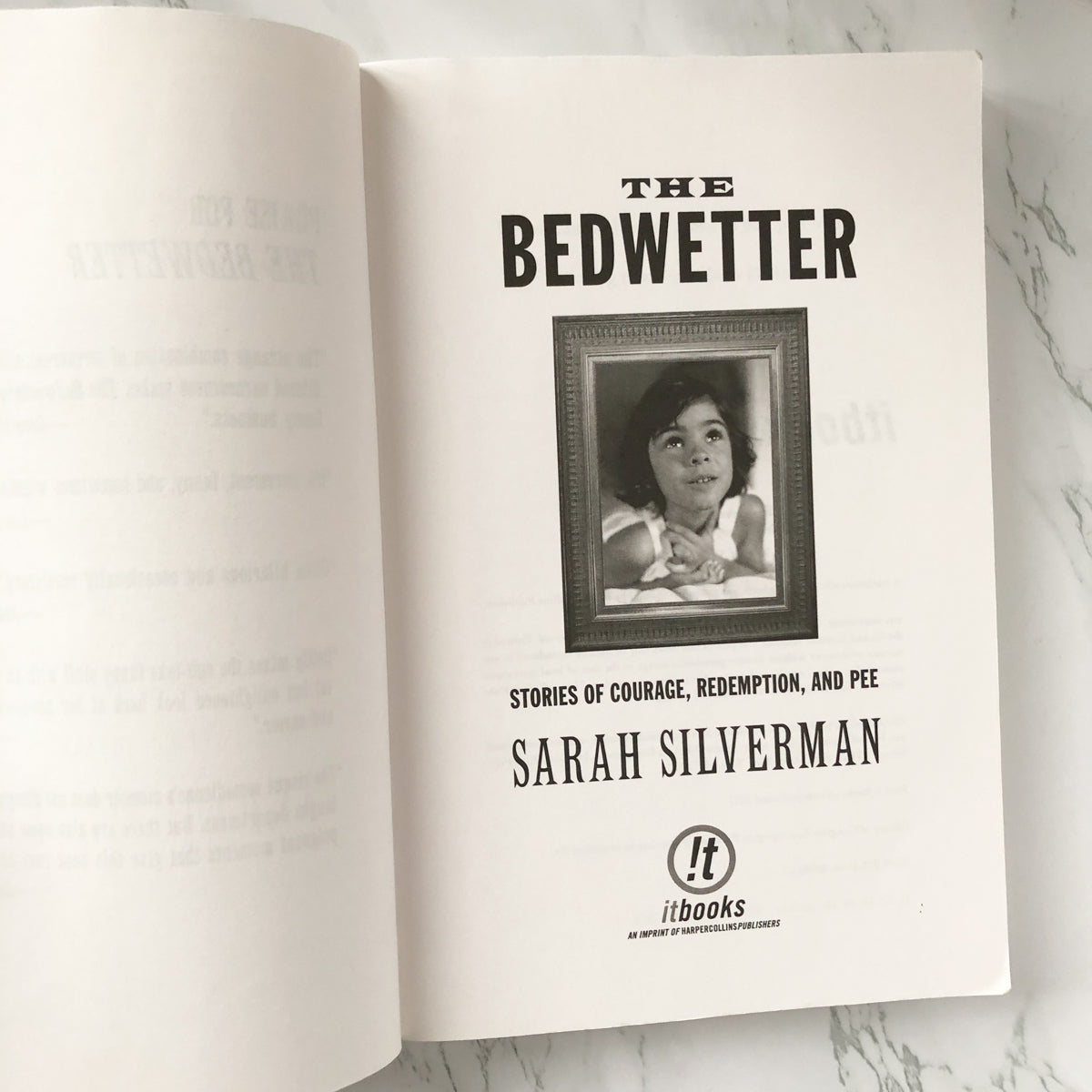 The Bedwetter: Stories of Courage, Redemption, and Pee by Sarah Silverman [TRADE PAPERBACK] - Bookshop Apocalypse