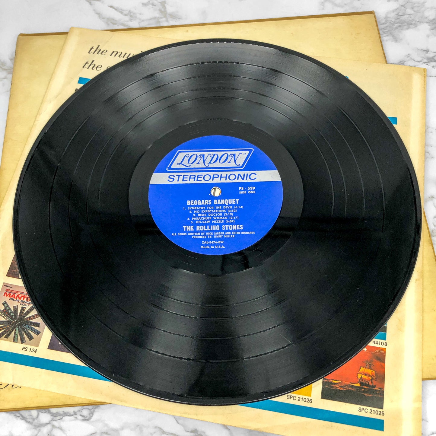 The Rolling Stones - Beggars Banquet [VINYL LP] 1968 • First U.S. Pressing • London