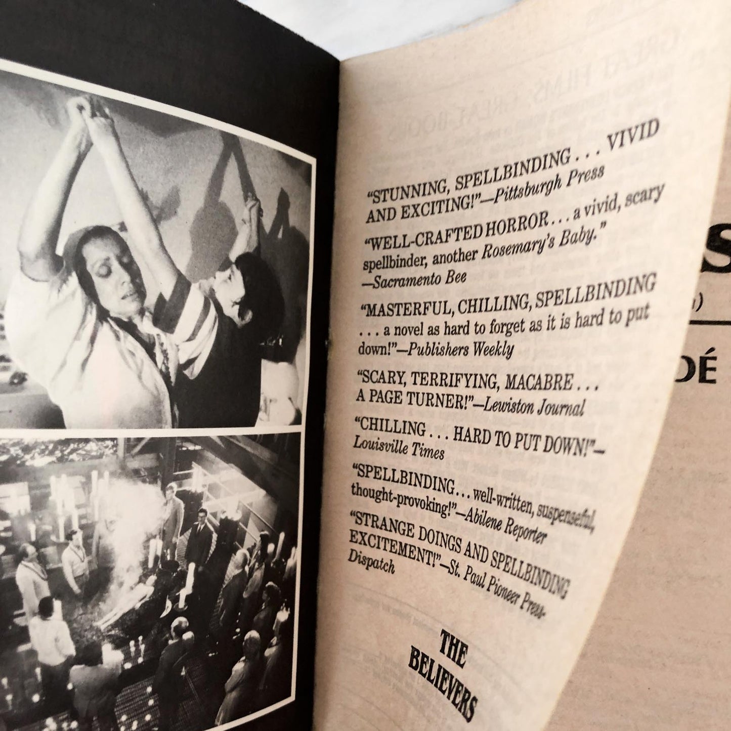 The Believers [aka The Religion] by Nicholas Condé [1987 MOVIE TIE-IN PAPERBACK]