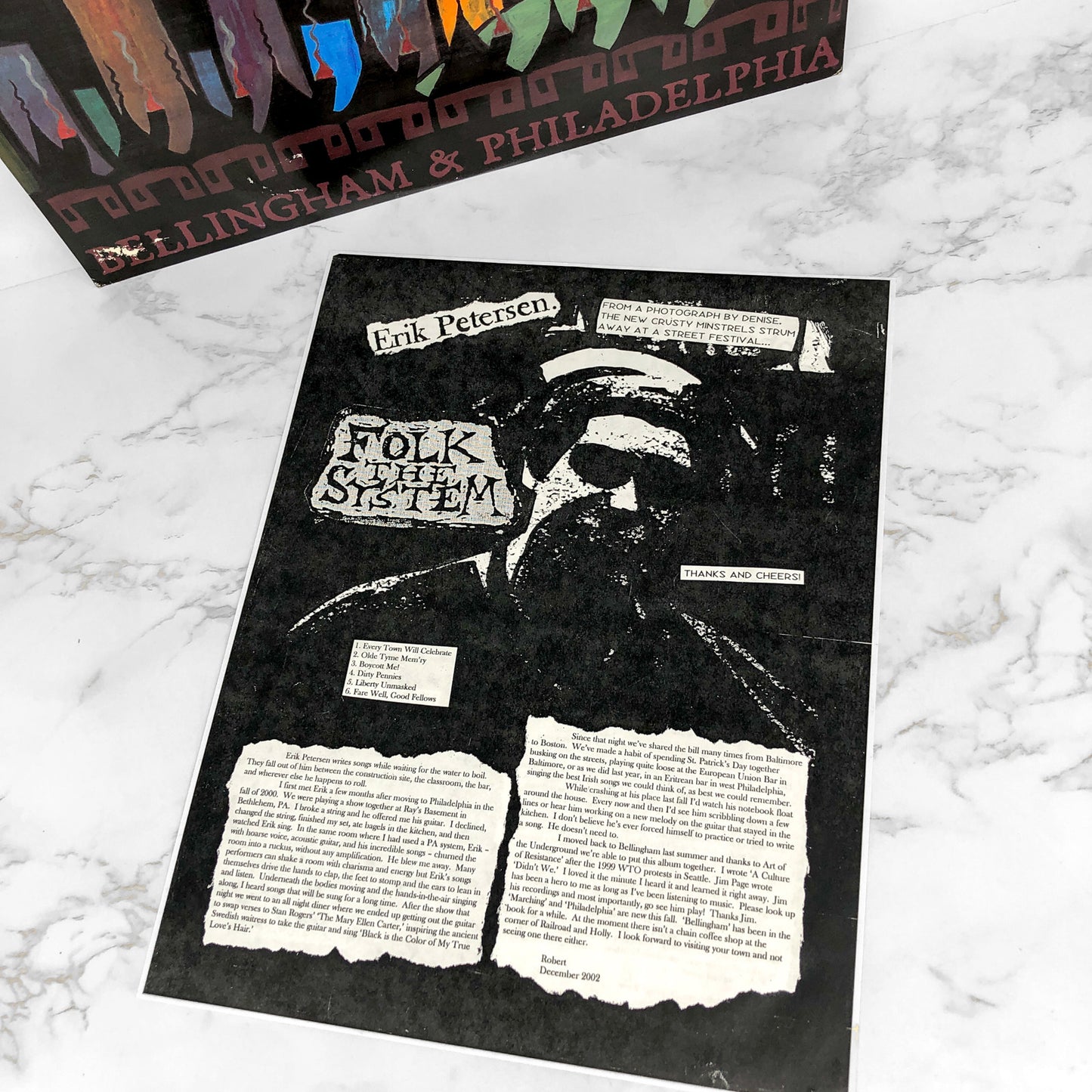 Erik Petersen [Mischief Brew] / Robert Blake – Bellingham & Philadelphia SPLIT [VINYL LP] 2003 • Art of the Underground