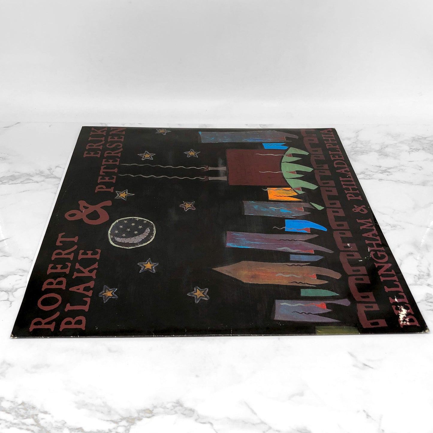 Erik Petersen [Mischief Brew] / Robert Blake – Bellingham & Philadelphia SPLIT [VINYL LP] 2003 • Art of the Underground