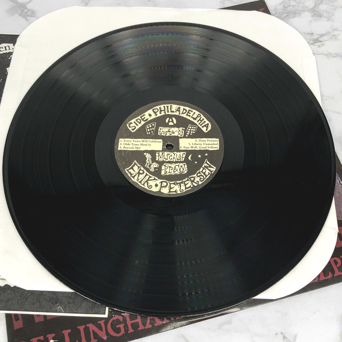 Erik Petersen [Mischief Brew] / Robert Blake – Bellingham & Philadelphia SPLIT [VINYL LP] 2003 • Art of the Underground