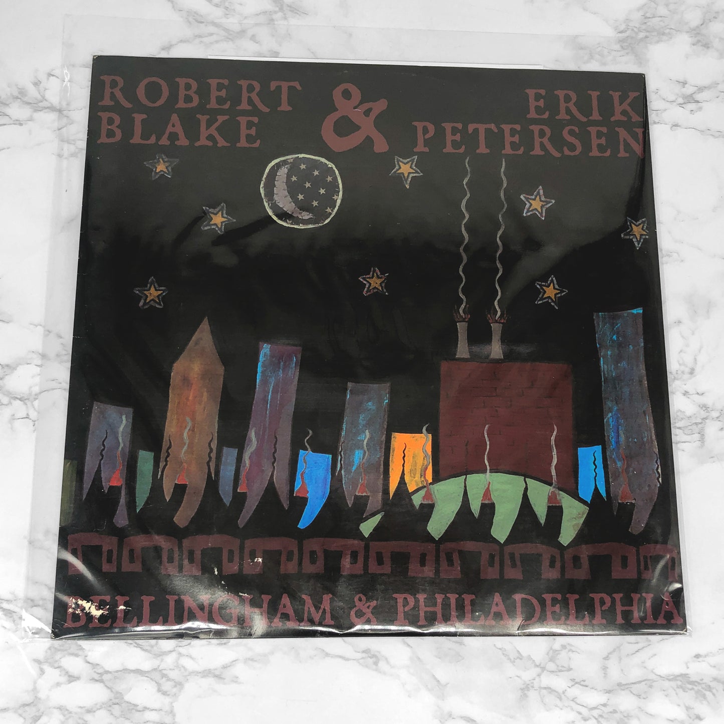 Erik Petersen [Mischief Brew] / Robert Blake – Bellingham & Philadelphia SPLIT [VINYL LP] 2003 • Art of the Underground