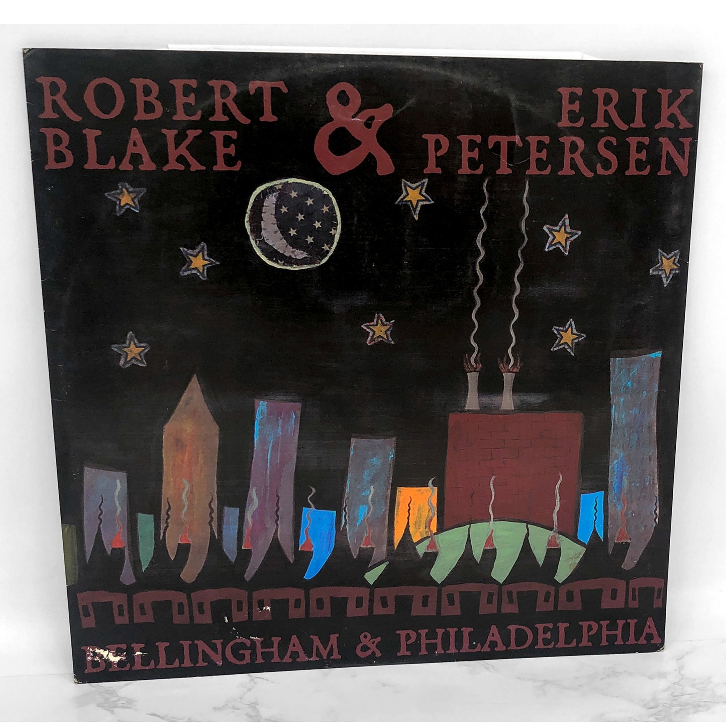 Erik Petersen [Mischief Brew] / Robert Blake – Bellingham & Philadelphia SPLIT [VINYL LP] 2003 • Art of the Underground