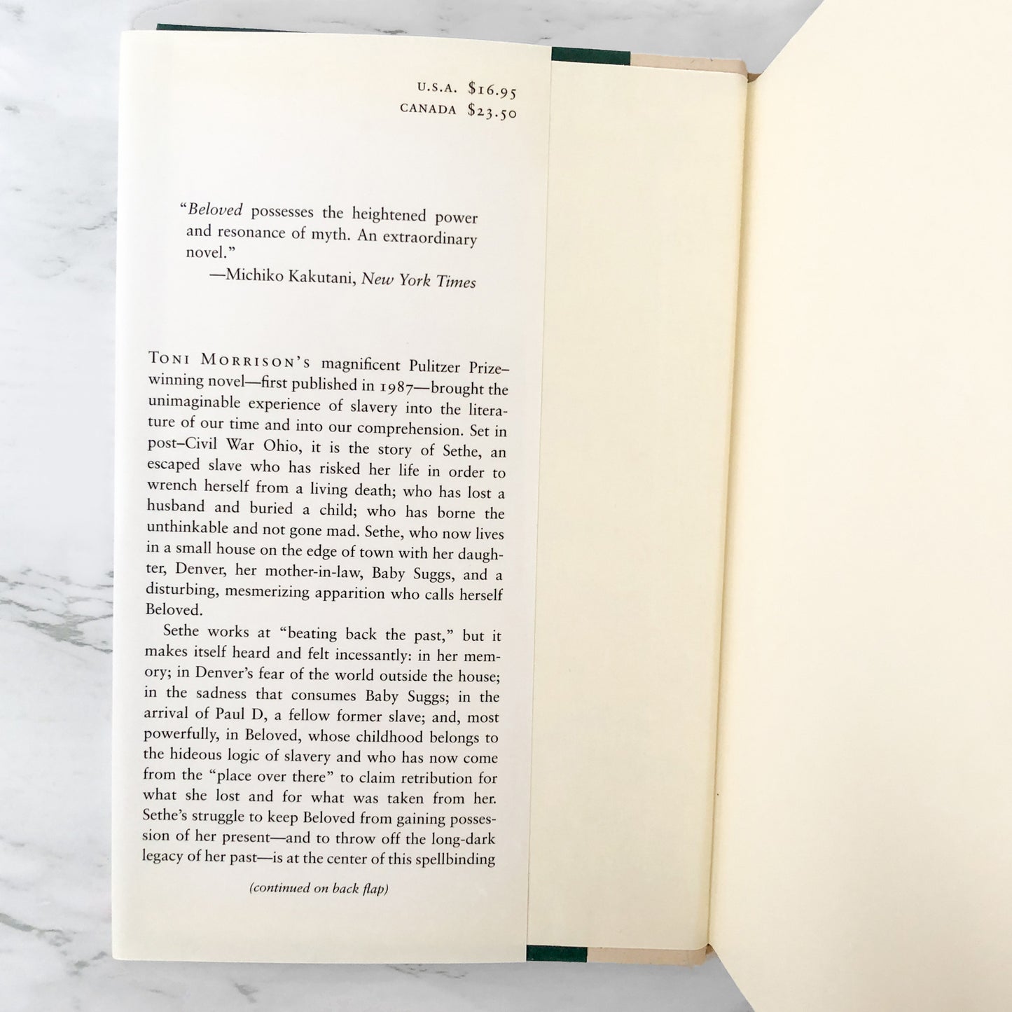 Beloved by Toni Morrison [FIRST GIFT EDITION] 1998 Hardcover