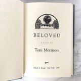 Beloved by Toni Morrison [FIRST BOOK CLUB PRINTING / 1987]