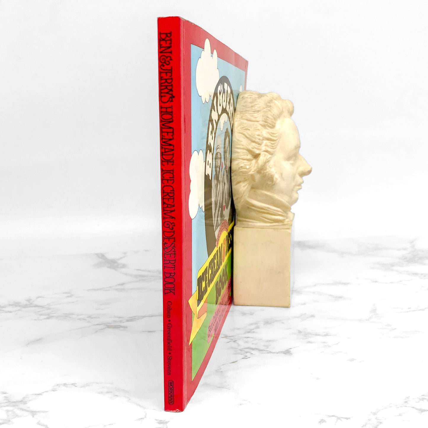 Ben & Jerry's Homemade Ice Cream & Dessert Book by Ben Cohen & Jerry Greenfield [1987 TRADE PAPERBACK]