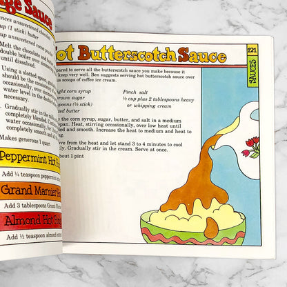 Ben & Jerry's Homemade Ice Cream & Dessert Book by Ben Cohen & Jerry Greenfield [1987 TRADE PAPERBACK]