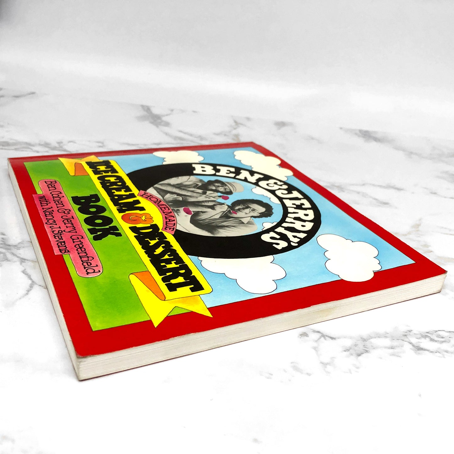 Ben & Jerry's Homemade Ice Cream & Dessert Book by Ben Cohen & Jerry Greenfield [1987 TRADE PAPERBACK]