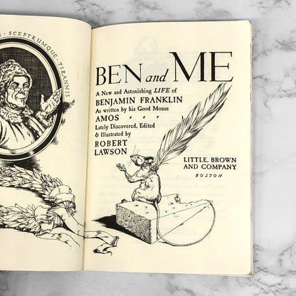 Ben & Me: An Astonishing Life of Benjamin Franklin by His Good Mouse Amos by Robert Lawson [1987 TRADE PAPERBACK]