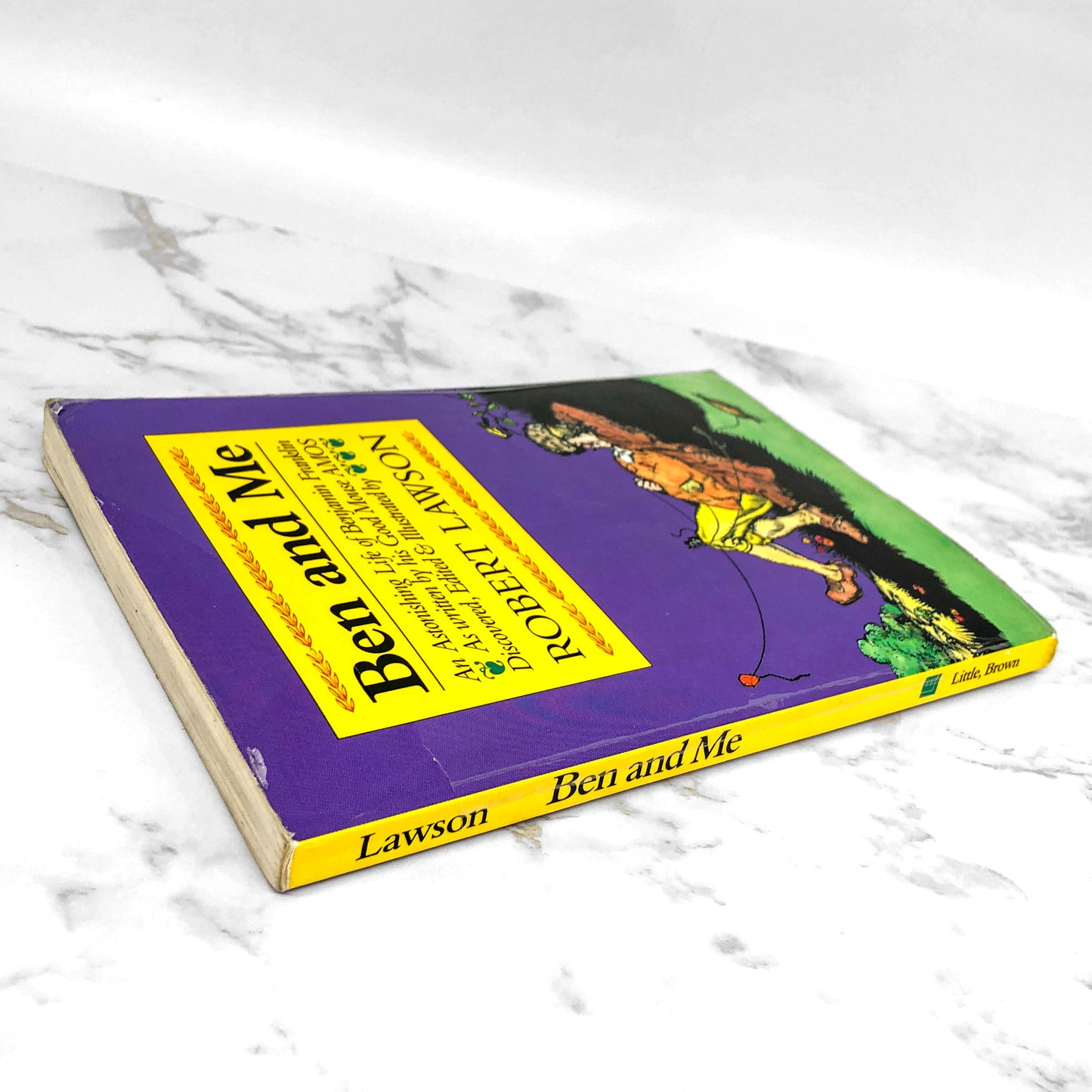 Ben & Me: An Astonishing Life of Benjamin Franklin by His Good Mouse Amos by Robert Lawson [1987 TRADE PAPERBACK]