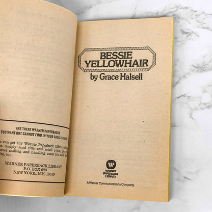 Bessie Yellowhair by Grace Halsell [FIRST EDITION PAPERBACK] 1974