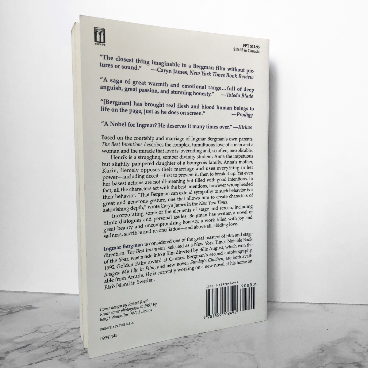 The Best Intentions by Ingmar Bergman [FIRST PAPERBACK EDITION] - Bookshop Apocalypse