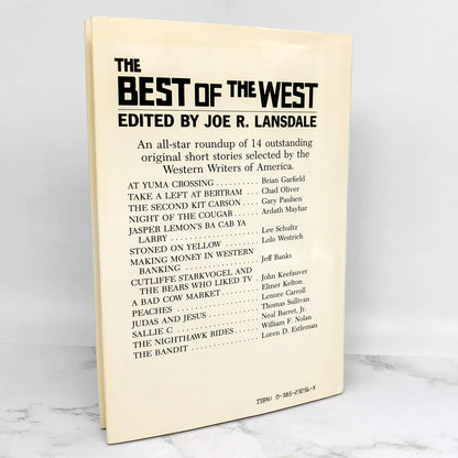 Best of the West: An Anthology of Western Writing by Joe R. Lansdale [FIRST EDITION] 1986