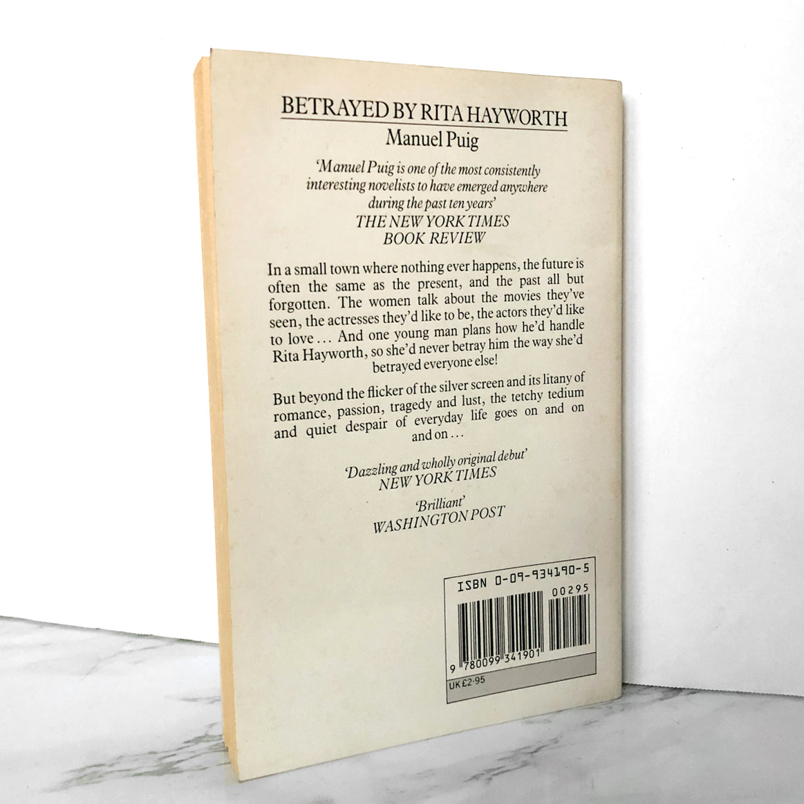 Betrayed by Rita Hayworth by Manuel Puig [U.K. TRADE PAPERBACK]