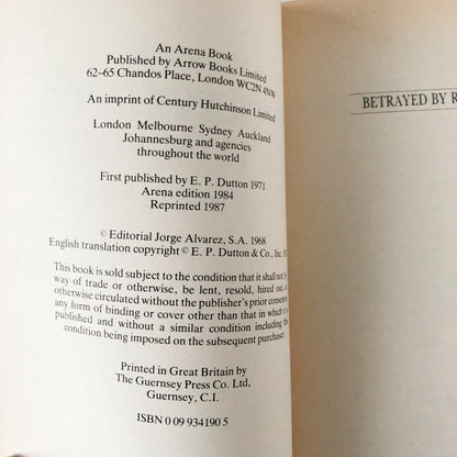 Betrayed by Rita Hayworth by Manuel Puig [U.K. TRADE PAPERBACK]