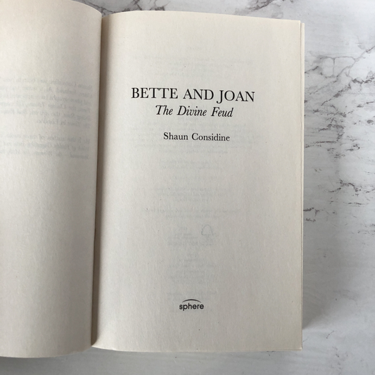 Bette and Joan: The Divine Feud by Shaun Considine [UK IMPORT] - Bookshop Apocalypse