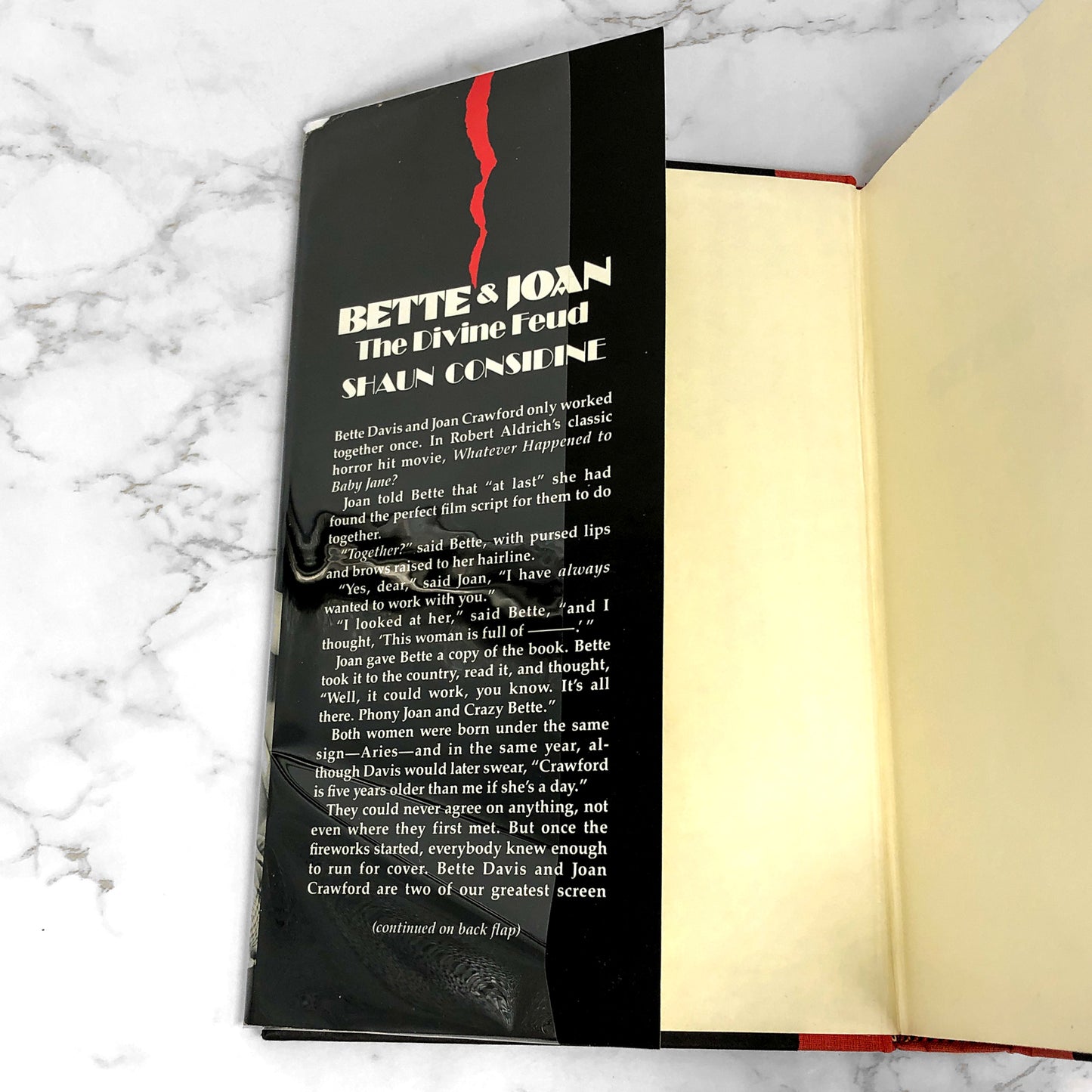 Bette & Joan: The Divine Feud by Shaun Considine [1989 HARDCOVER]