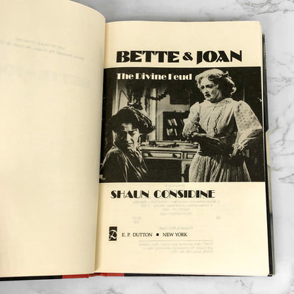 Bette & Joan: The Divine Feud by Shaun Considine [1989 HARDCOVER]