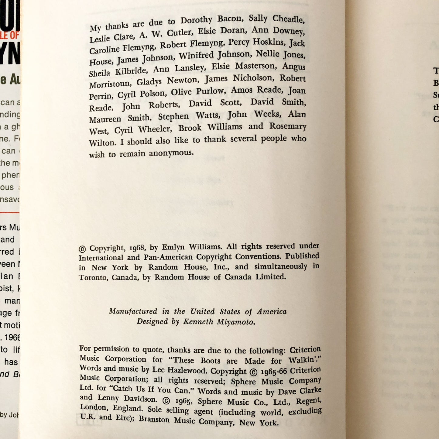 Beyond Belief: A Chronicle of Murder & Its Detection by Emlyn Williams [1968 HARDCOVER] BCE • Random House