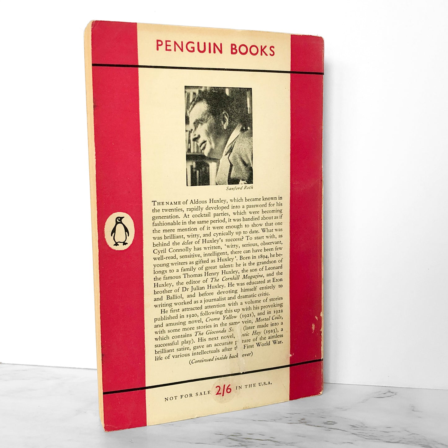 Beyond the Mexique Bay by Aldous Huxley [FIRST PAPERBACK PRINTING] 1955 / PENGUIN U.K.