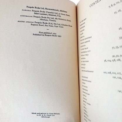 Beyond the Mexique Bay by Aldous Huxley [FIRST PAPERBACK PRINTING] 1955 / PENGUIN U.K.