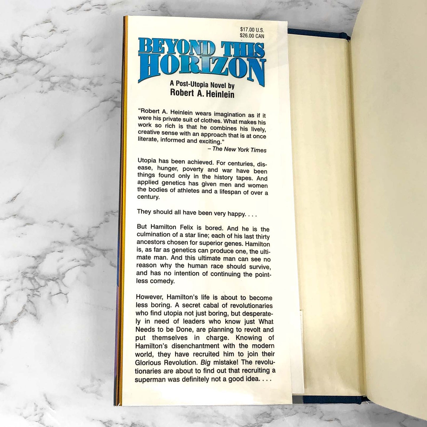 Beyond This Horizon by Robert A. Heinlein [HARDCOVER RE-ISSUE] BAEN ❧ 2001