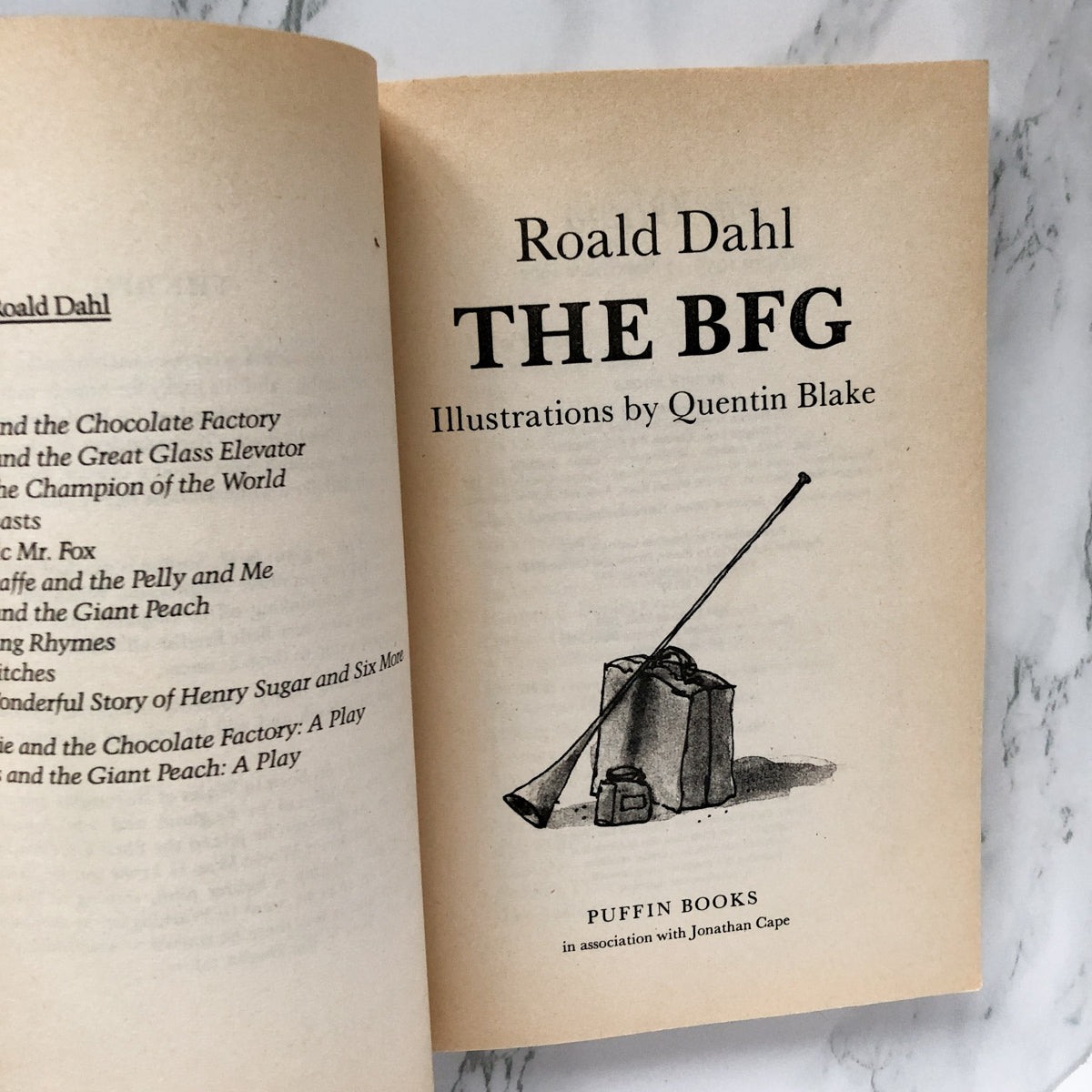 The BFG by Roald Dahl [TRADE PAPERBACK / 1984] - Bookshop Apocalypse