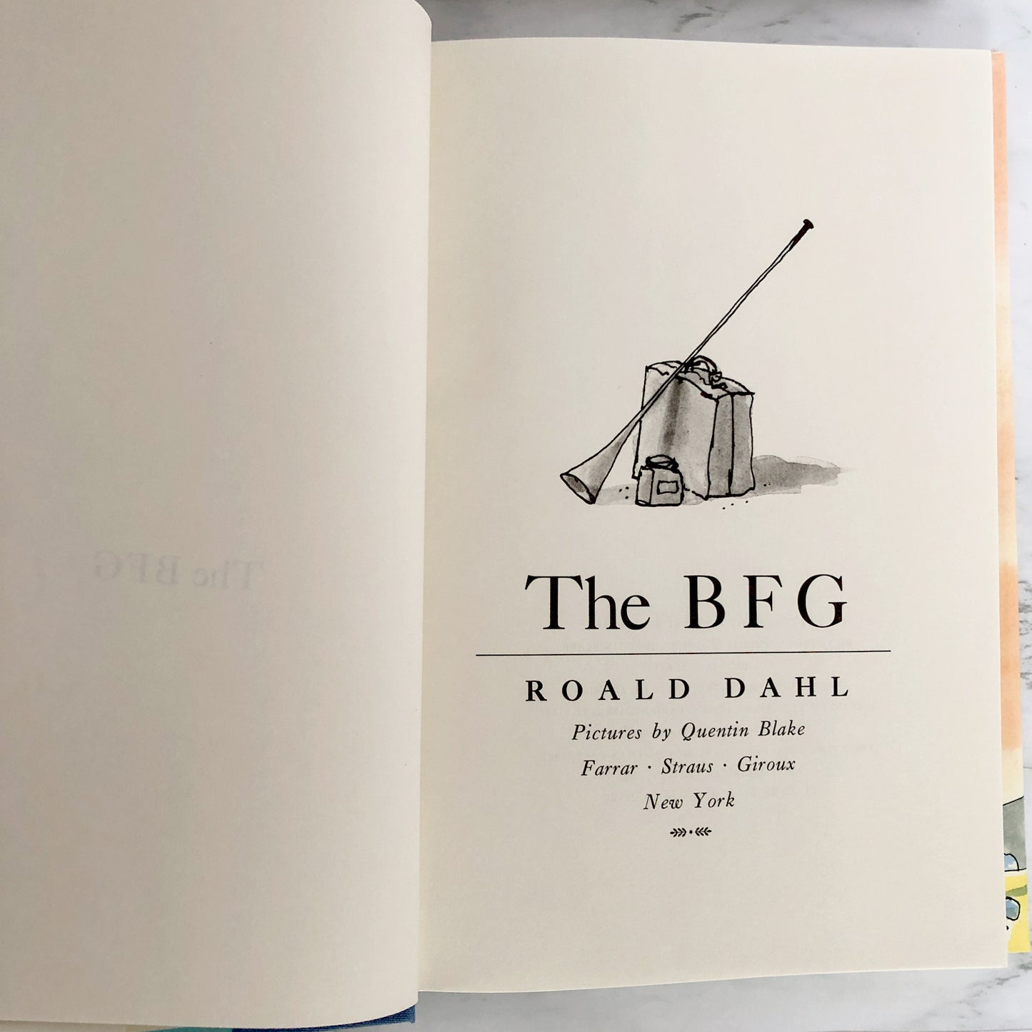 The BFG by Roald Dahl [U.S. FIRST EDITION / 1982]