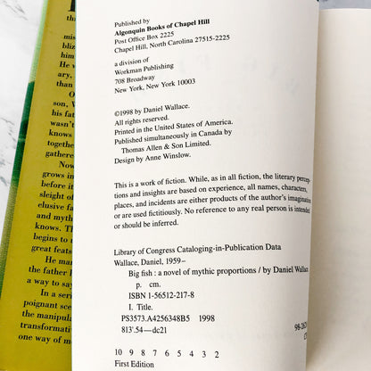Big Fish by Daniel Wallace [FIRST EDITION / 1998]