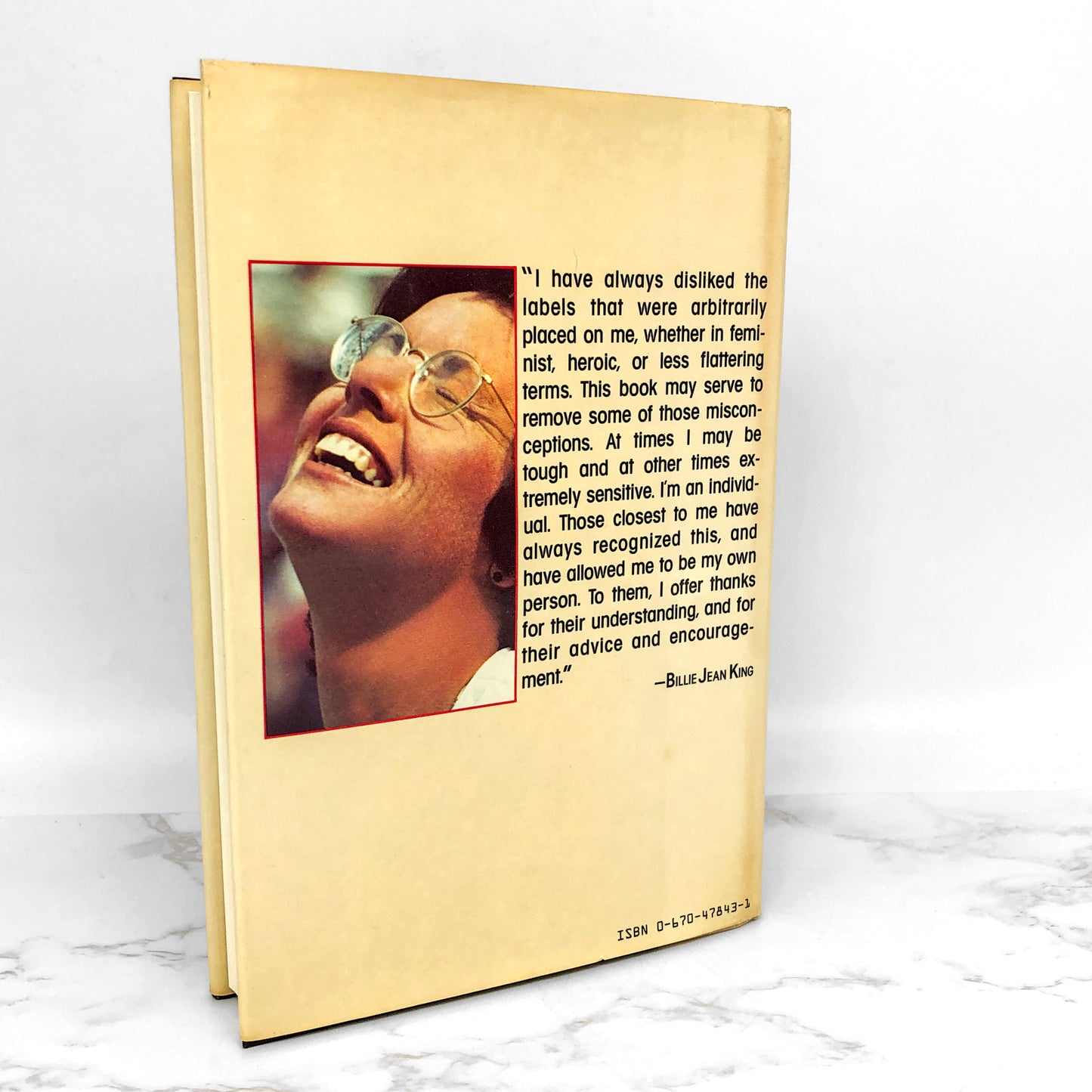 Billie Jean by Billie Jean King [FIRST EDITION • FIRST PRINTING] 1982