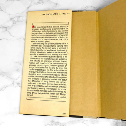 Billie Jean by Billie Jean King [FIRST EDITION • FIRST PRINTING] 1982