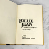 Billie Jean by Billie Jean King [FIRST EDITION • FIRST PRINTING] 1982