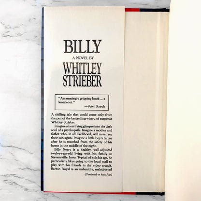 Billy by Whitley Strieber [1990 HARDCOVER] • G.P. Putnam's Sons